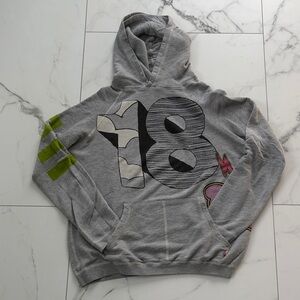 Freecity Gray Hoodie with Bold Number Print